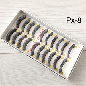 Px-8 Handmade Eyelashes 10 Pairs/ Pack